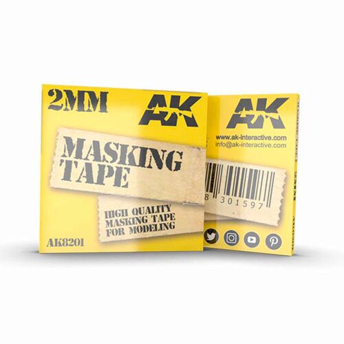 AK Interactive AK8201 Masking Tape 2mm 