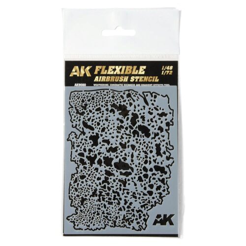 AK Interactive AK9080 FLEXIBLE AIRBRUSH STENCIL 1/48 1/72