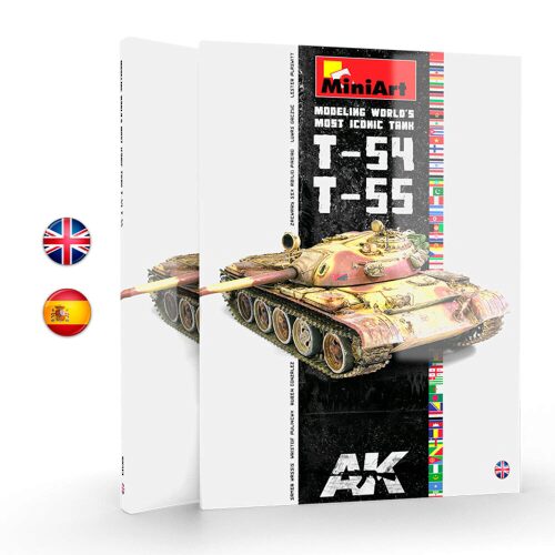 AK Interactive AK914 T-54/T-55 Modeling World's Most Iconic Tank - English