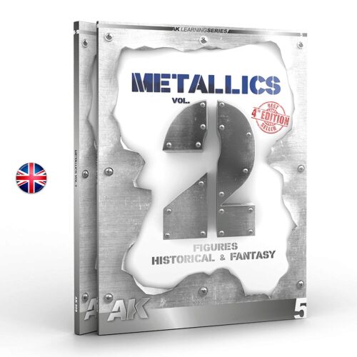 AK Interactive AK508 METALLICS VOL 2 (AK LEARNING SERIES Nº 5) English