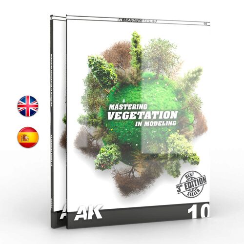 AK Interactive AK295 AK Learning 10 Mastering Vegetation in Modeling   English