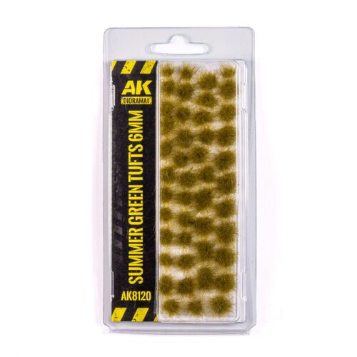 AK Interactive AK8120 SUMMER GREEN TUFTS 6mm