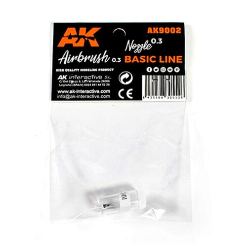 AK Interactive AK9002 0.3 Nozzle (Airbrush Basic Line 0.3)