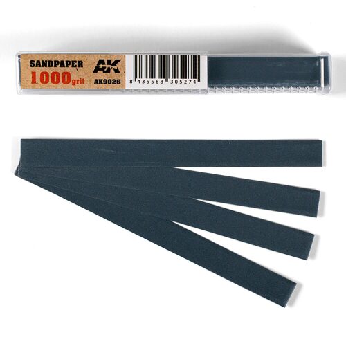 AK Interactive AK9026 Wet Sandpaper 1000 grit x 50 units