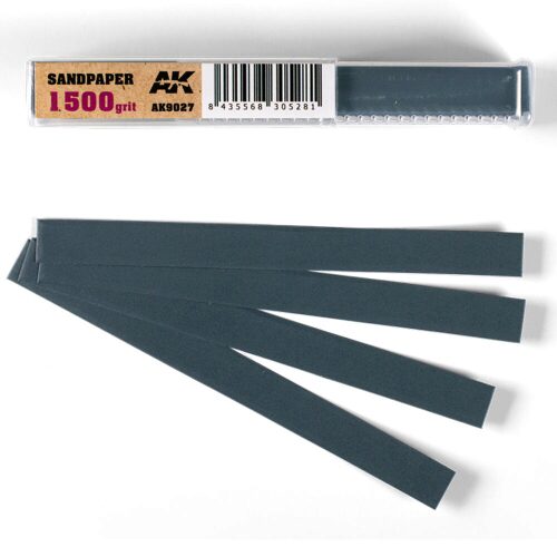 AK Interactive AK9027 Wet Sandpaper 1500 grit x 50 units