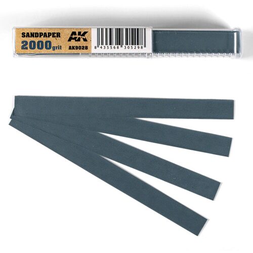 AK Interactive AK9028 Wet Sandpaper 2000 grit x 50 units