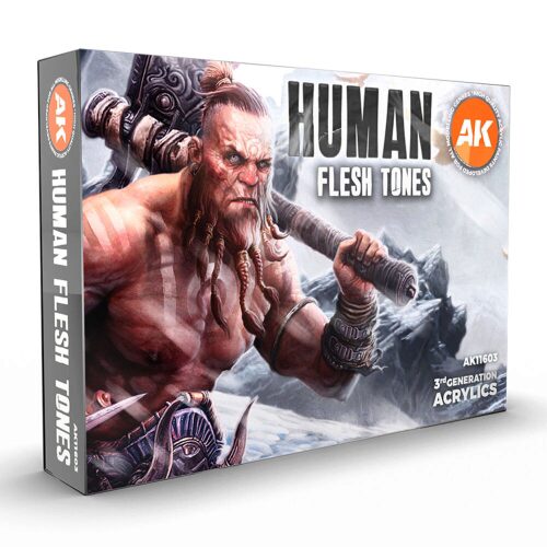 AK Interactive AK11603 3rd gen. Set HUMAN FLESH TONES