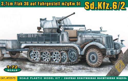 ACE 72573 SdKfz.6/2 3.7cm Flak 36 auf Fahrgestell mZgKw 5t