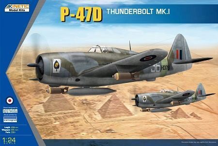 Kinetic K3212 P-47D THUNDERBOLT RAZOR-RAF