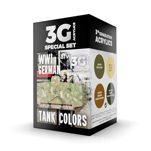 AK Interactive AK11686 WWI GERMAN TANK COLORS