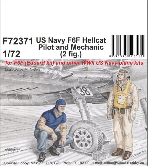 CMK 129-F72371 US Navy F6F Hellcat Pilot and Mechanic