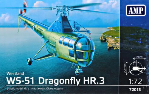 Micro Mir  AMP AMP72013 WS-51 Dragonfly HR/3 Royal Navy