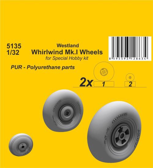 CMK 129-5135 Westland Whirlwind Mk.I Wheels