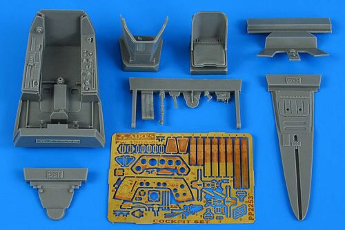 Aires 2253 Fw 190A-8 cockpit set for HASEGAWA