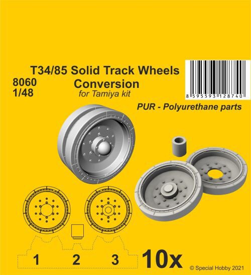 CMK 129-8060 T34/85 Solid Track Wheels Conversion Set