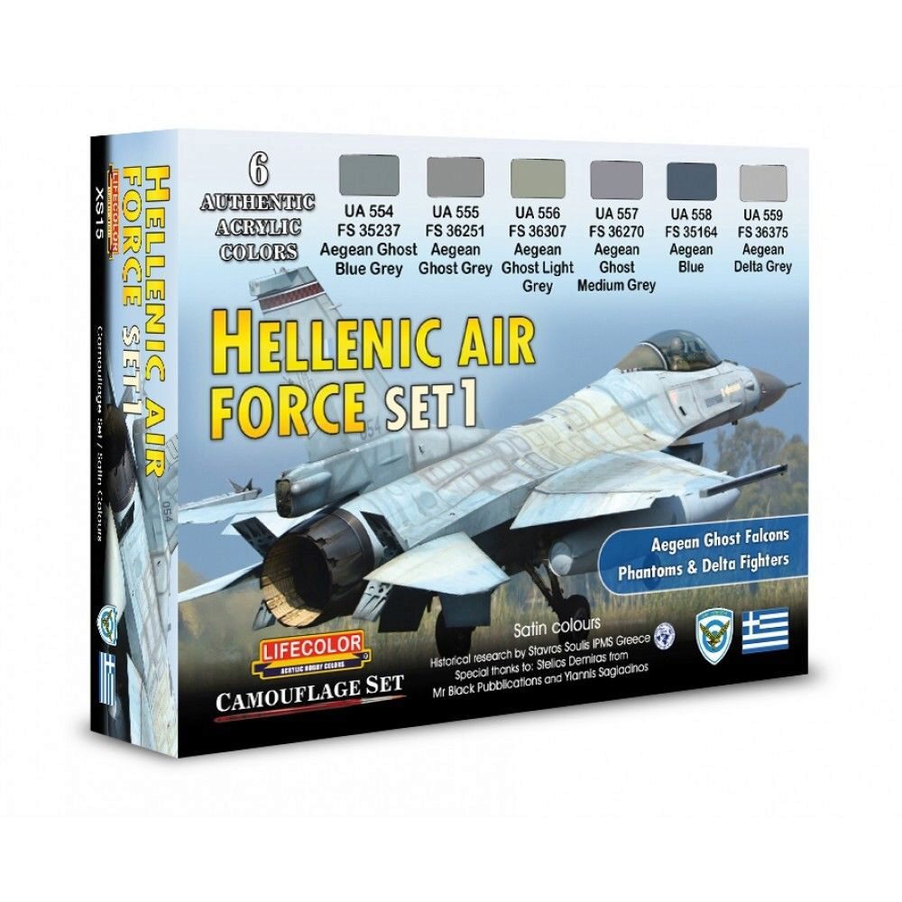 Lifecolor XS15 Hellenic AIR, Force Set 1