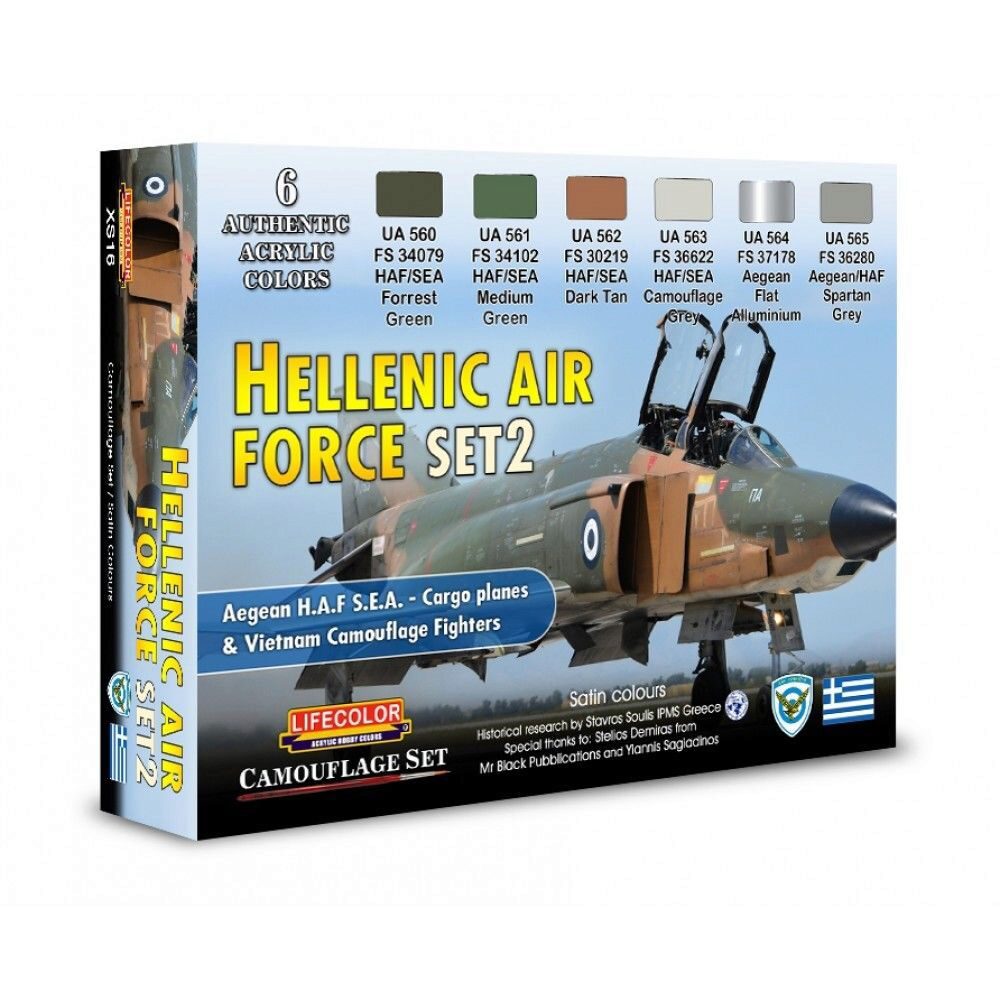Lifecolor XS16 Hellenic AIR, Force Set 2