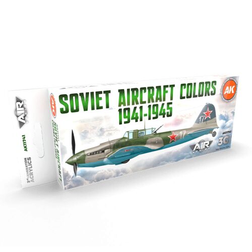 AK Interactive AK11741 Soviet Aircraft Colors 1941-1945 SET 3G