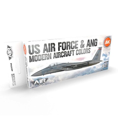 AK Interactive AK11746 US Air Force & ANG Modern Aircraft Colors SET 3G