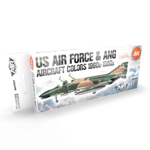 AK Interactive AK11747 US Air Force & ANG Aircraft 1960s-1980s SET 3G