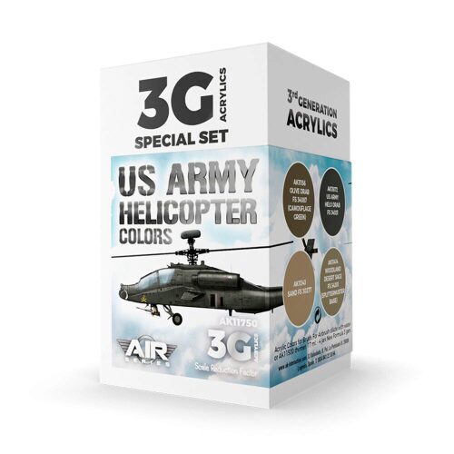 AK Interactive AK11750 US Army Helicopter Colors SET 3G