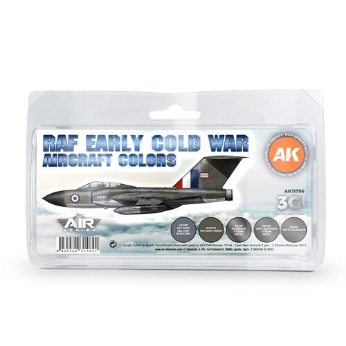 AK Interactive AK11756 Early Cold War RAF Aircraft Colors SET 3G