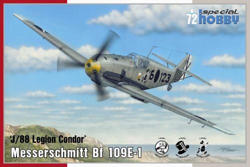 Special Hobby 100-SH72459 Messerschmitt Bf 109E-1 J/88 Legion Condor