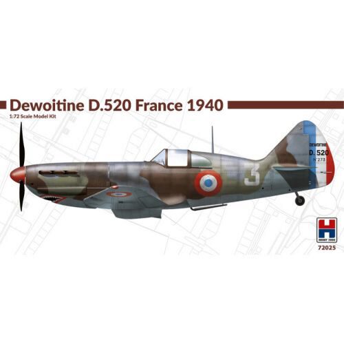 Hobby 2000 H2K72025 Dewoitine D.520 France 1940