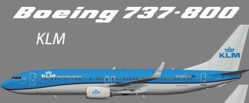 Big Planes Kits BPK7219 Boeing 737-800 KLM