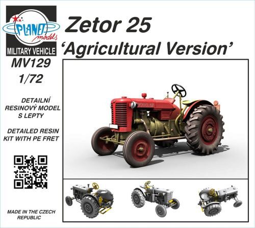Planet Models 129-MV129 Zetor 25 Agricultural Version
