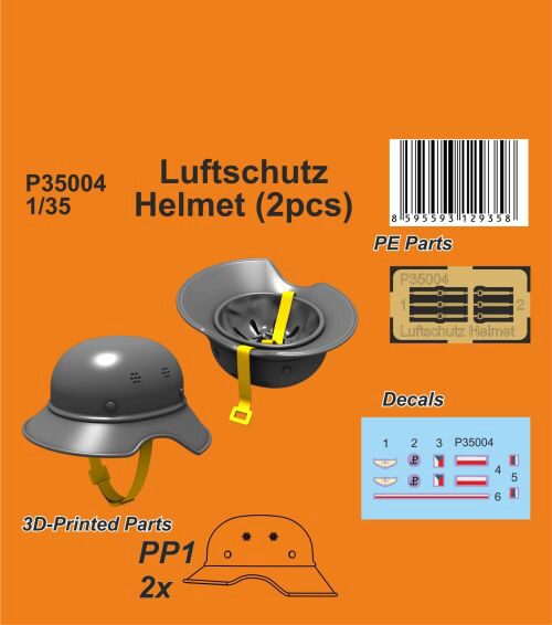 CMK 129-P35004 Luftschutz Helmet (2pcs)