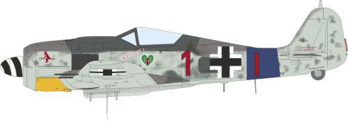 Eduard Plastic Kits 7463 Fw 190A-8 standard wings 1/72