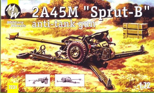 Military Wheels MW7231 2A45M ''Sprut-B'' anti tunk gun