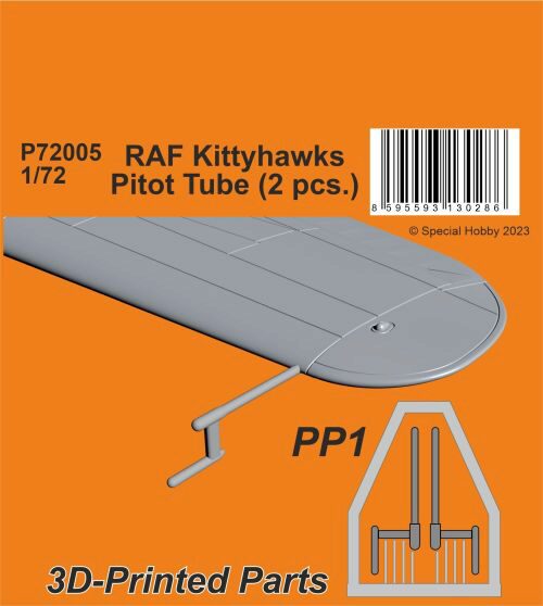 CMK P72005 RAF Kittyhawks Pitot Tube (2 pcs.)