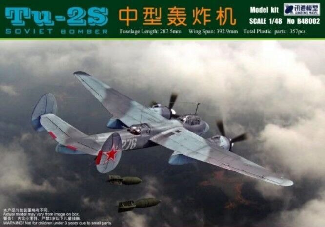 Xuntong Model B48002 Tu 2S Soviet Medium Bomber