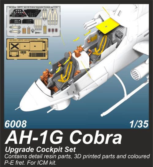 CMK 6008 AH-1G Cobra Upgrade Cockpit Set 1/35 / for ICM kits
