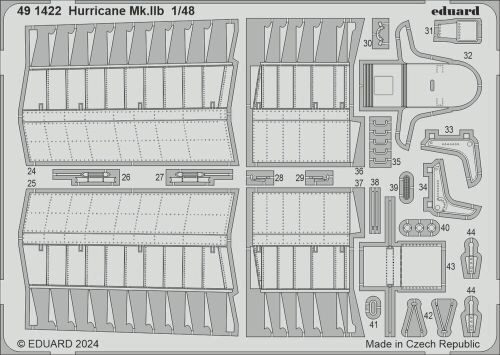 Eduard Accessories 491422 Hurricane Mk.IIb 1/48 ARMA HOBBY