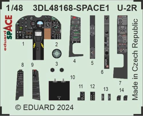 Eduard Accessories 3DL48168 U-2R SPACE 1/48 HOBBY BOSS