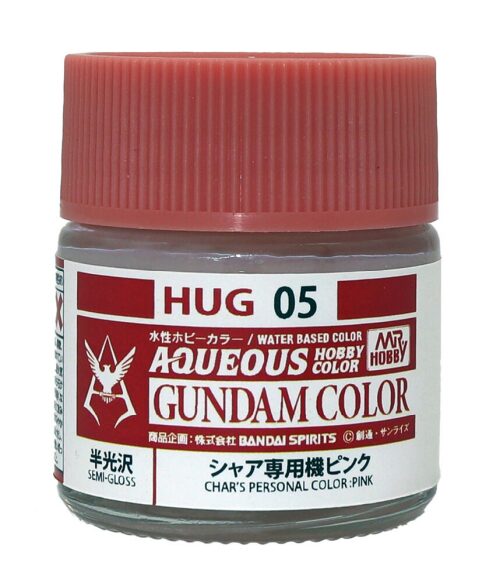 Mr Hobby - Gunze HUG-05 Mr Hobby -Gunze AQUEOUS GUNDAM COLOR (10ml) PINK FOR CHAR AZNABLE