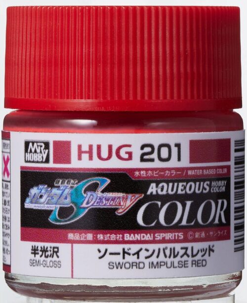 Mr Hobby - Gunze HUG-201 Mr Hobby -Gunze AQUEOUS GUNDAM COLOR (10ml) SWORD PULSE RED