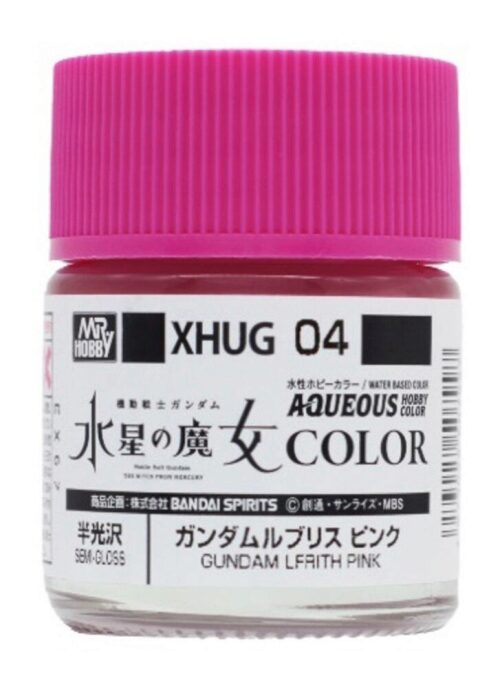 Mr Hobby - Gunze XHUG-04 Mr Hobby -Gunze AQUEOUS GUNDAM COLOR (10ml) GUNDAM LFRITH PINK