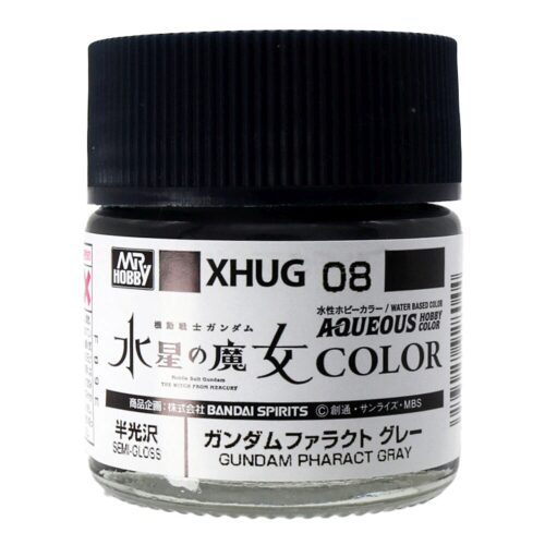 Mr Hobby - Gunze XHUG-08 Mr Hobby -Gunze AQUEOUS GUNDAM COLOR (10ml) GUNDAM PHARACT GRAY