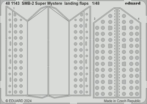 Eduard Accessories 481143 SMB-2 Super Mystere landing flaps