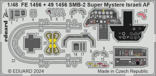 Eduard Accessories FE1456 SMB-2 Super Mystere Israeli AF