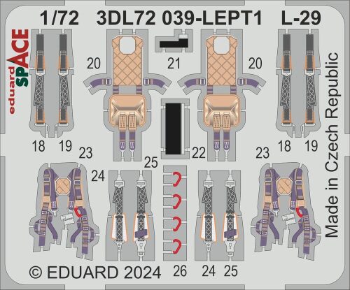 Eduard Accessories 3DL72039 L-29 SPACE