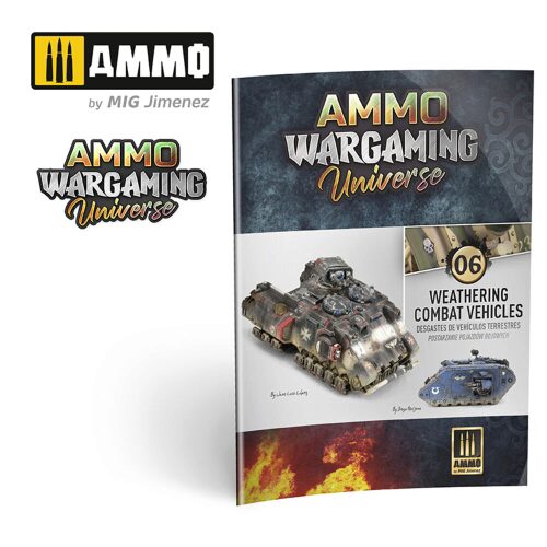 Ammo AMIG6925 AMMO WARGAMING UNIVERSE Book 06 - Weathering Combat Vehicles (English, Castellano, Polski)