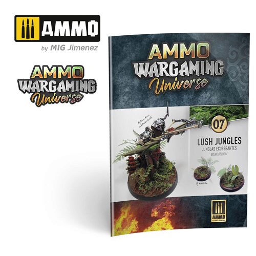 Ammo AMIG6926 AMMO WARGAMING UNIVERSE Book 07 - Lush Jungles (English, Castellano, Polski)