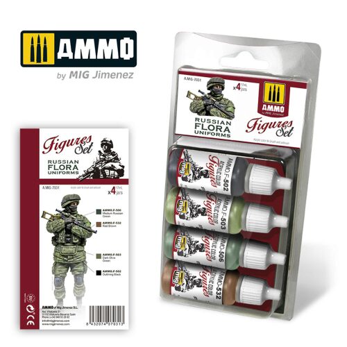 Ammo AMIG7031 Russian Flora Uniforms Figures Set