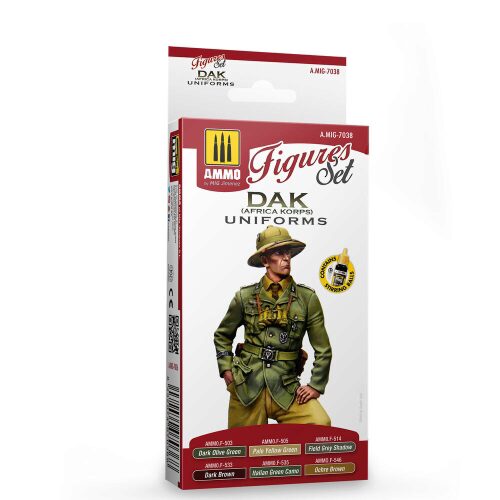 Ammo AMIG7038 DAK Uniforms (Africa Korps) Figures Set