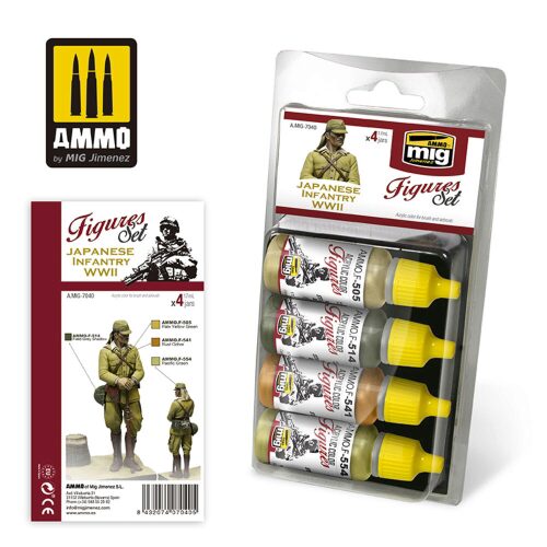 Ammo AMIG7040 Japanese Infantry WWII Figures Set